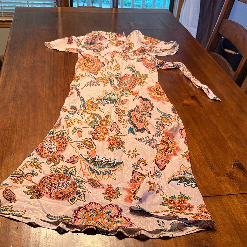 Anthropologie Kachel Multicolor Floral Dress